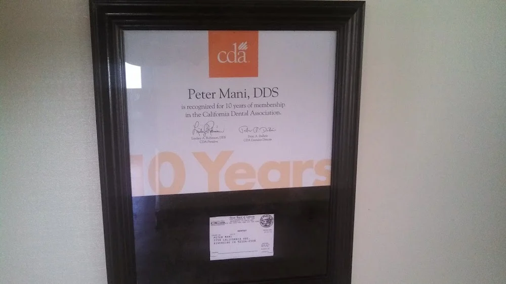 Peter Mani, DDS Picture 2