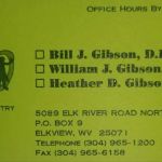 Gibson Bill J DDS