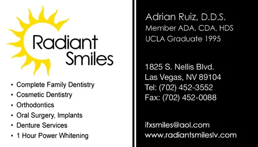 Ruiz, Adrian, DDS -Radiant Smiles Picture 1