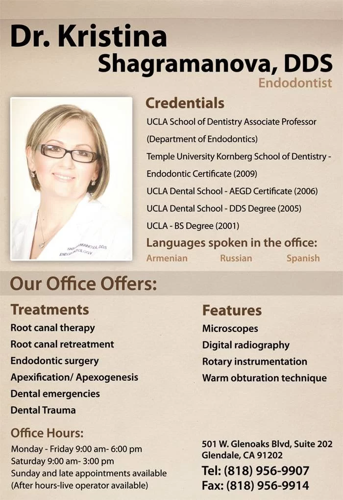 L.A. Smiles Endodontics: Kristina Shagramanova DDS Picture 4