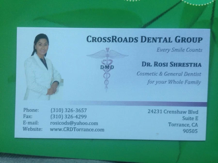 Dr. Rosi Shrestha, DMD, Crossroads dental group Picture 1