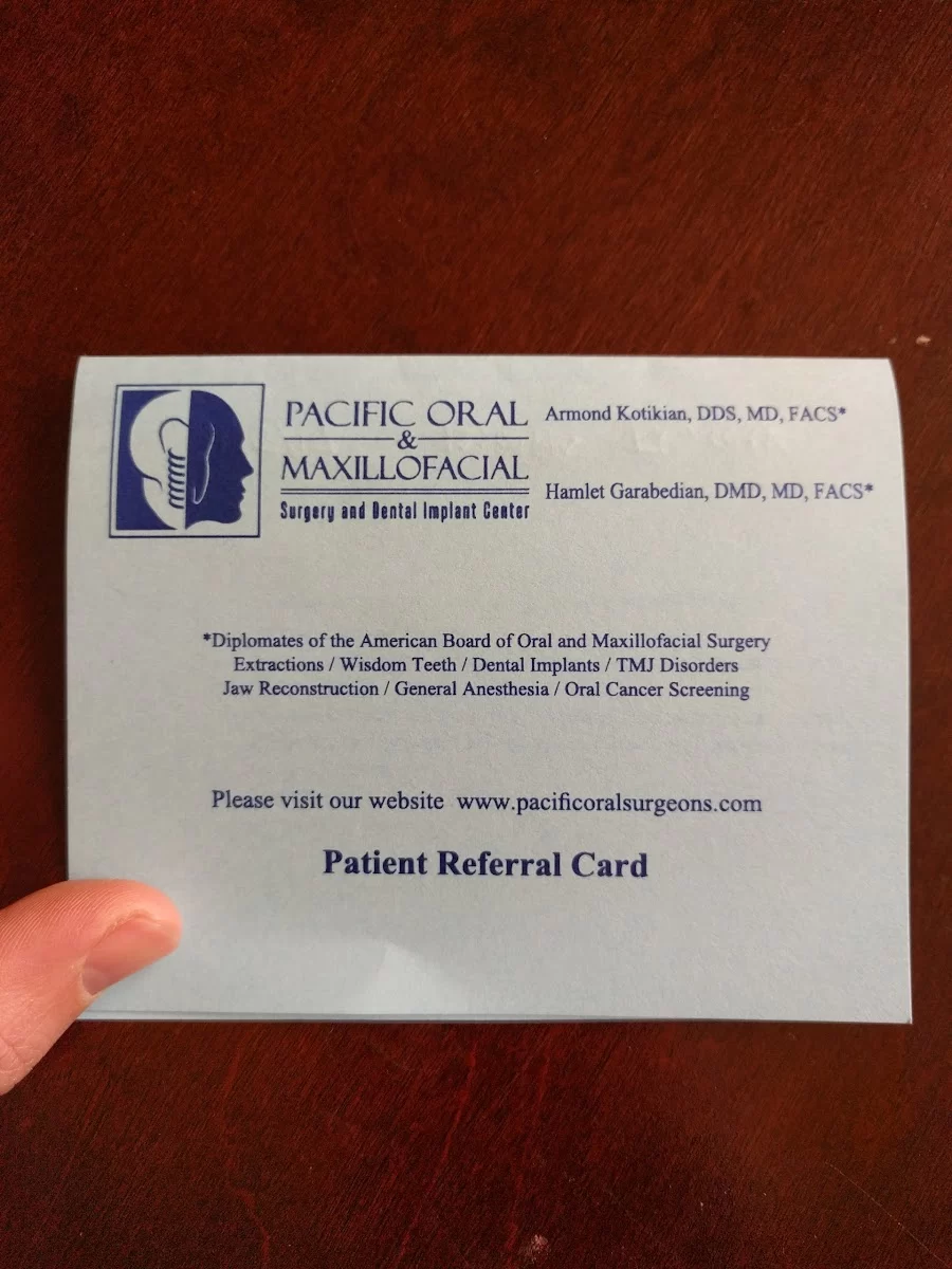 Pacific Oral & Maxillofacial Surgery and Dental Implant Center Picture 6