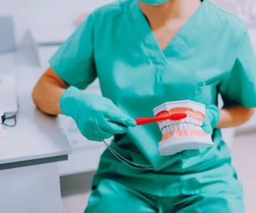 A Nurse Is Reviewing Oral Hygiene Practices for Better Health